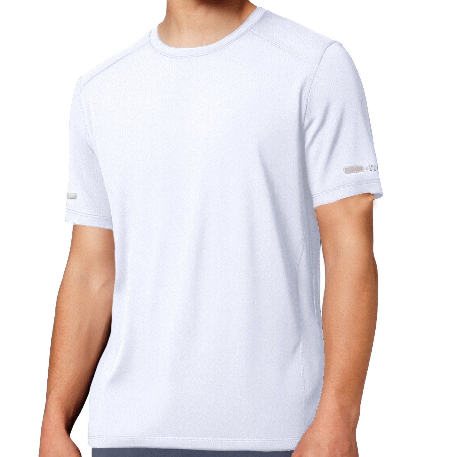 thumbnail image 2 of Camiseta de manga corta de seda helada para hombre: camiseta informal elástica, transpirable y de secado rápido para el verano, cómoda para practicar deporte y relajarse, 2 of 4